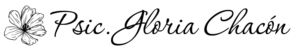 psic gloria chacón psicgloriachacon logo negro