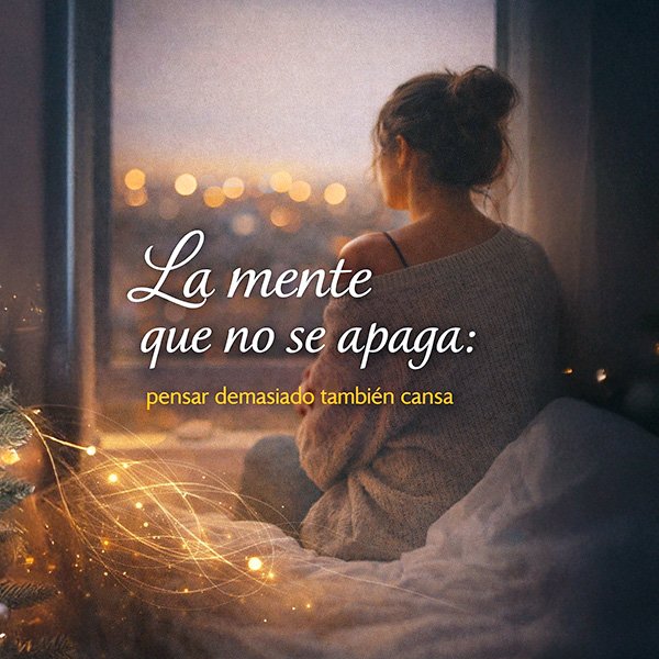 Pensar demasiado también cansa - Psic Gloria Chacón