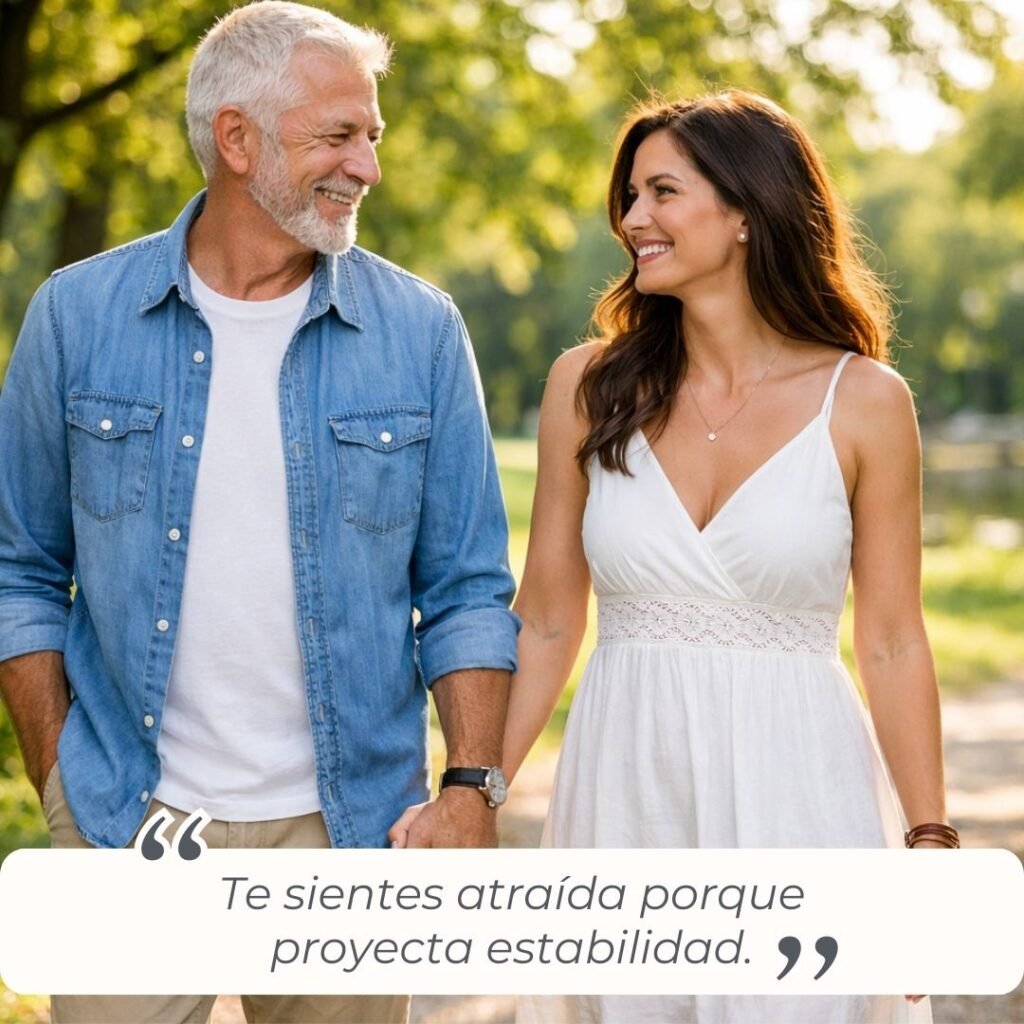 te sientes atraida porque proyecta estabilidad psic gloria chacón