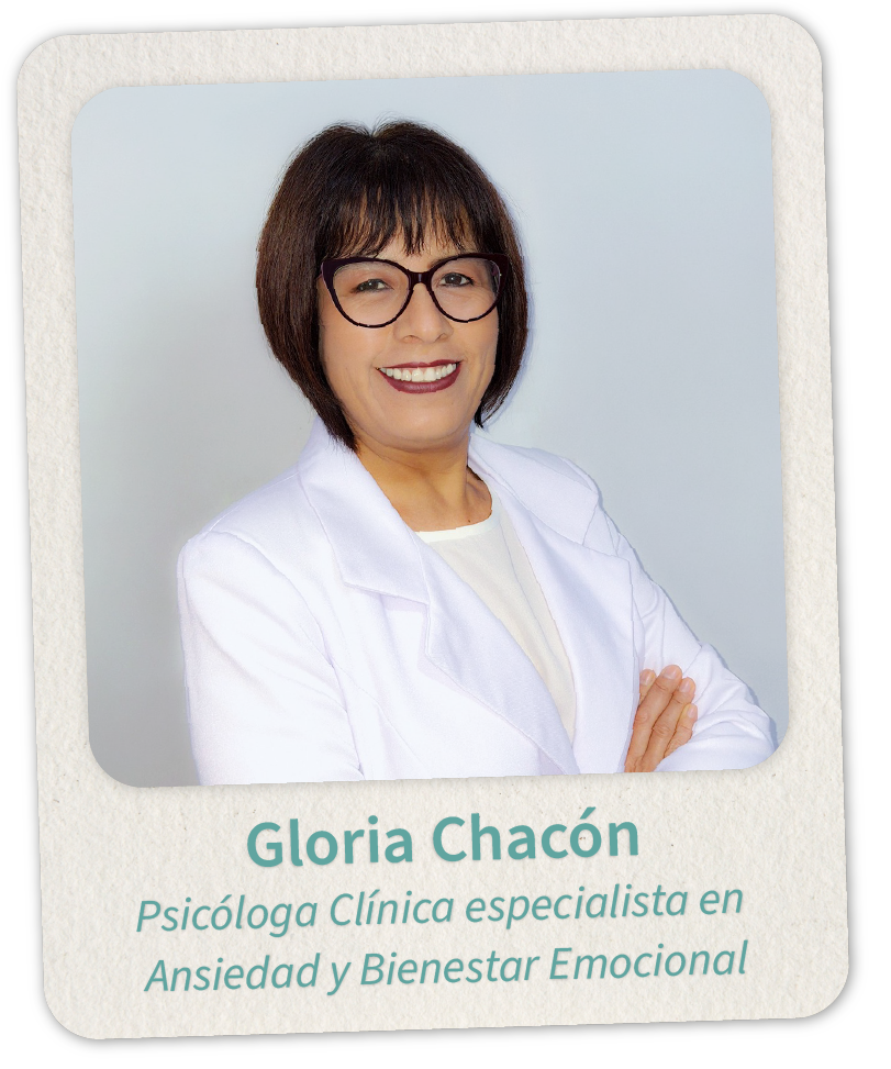 gloria chacón psicóloga clínica especialista en ansiedad y bienestar emocional