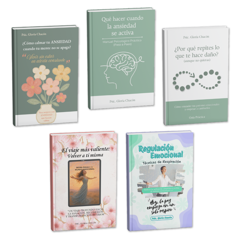 libros sobre ansiedad y bienestar emocional psicgloriachacon.com