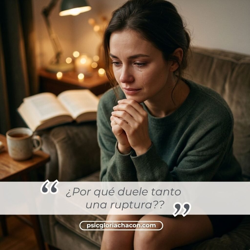 por que duele tanto una ruptura sentimental psic gloria chacón